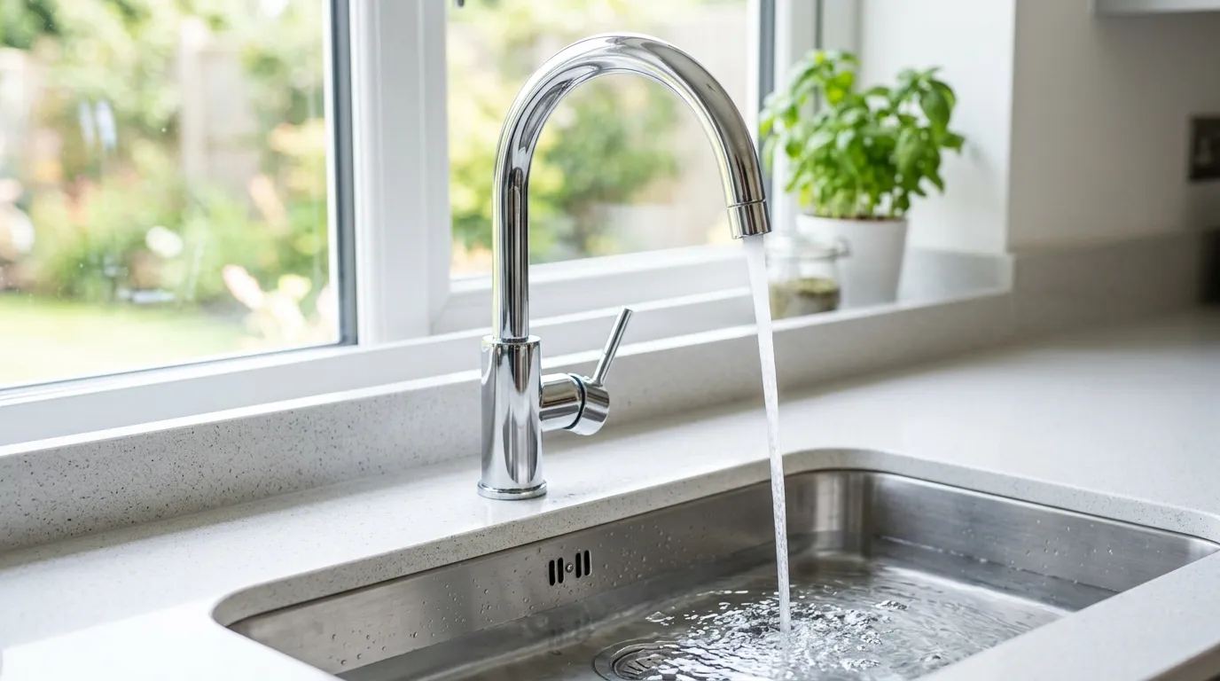 Local Plumbing Master Pros same day plumber fixing a faucet in Guttenberg, IA